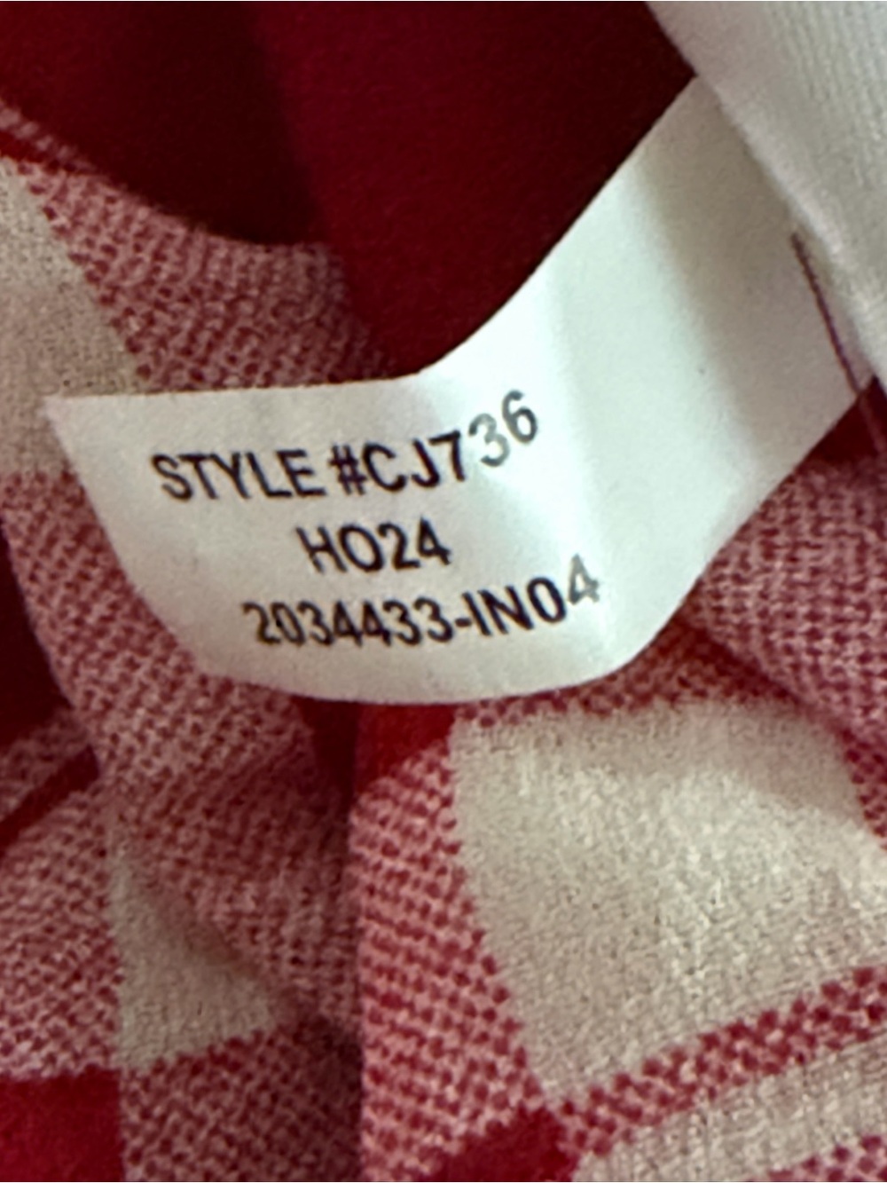 J. Crew Elena shirt-dress in plaid viscose chiffon red fall picnic cottage - Picture 8 of 8